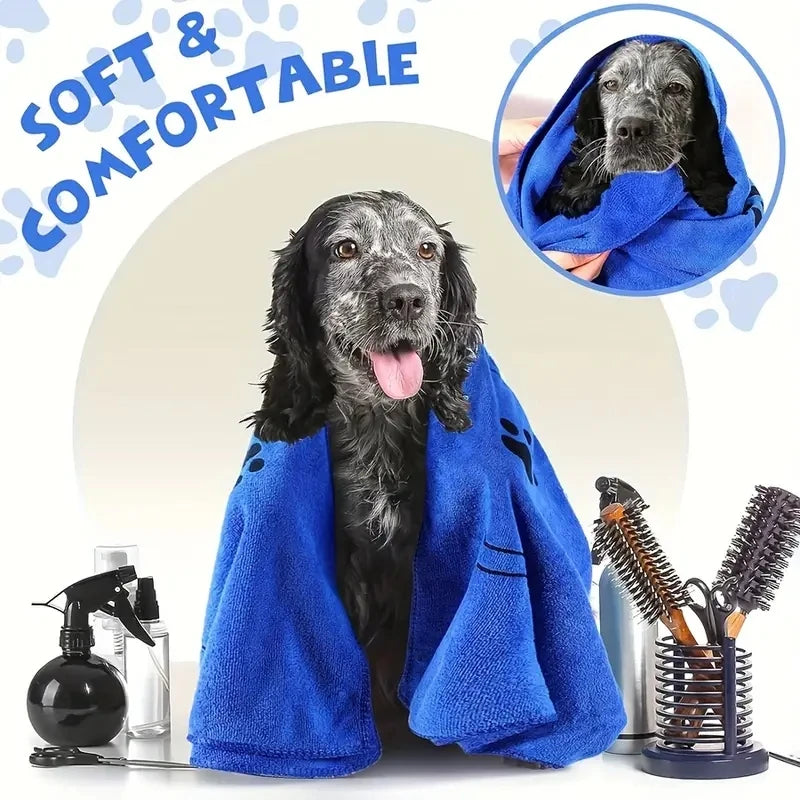 2pcs Soft Microfiber Dog Towels - Quick Dry, Absorbent Pet Bath & Grooming Towels For Dogs Dog Towels Pet Bath Drying Towels Dog - Get Outside Today 25