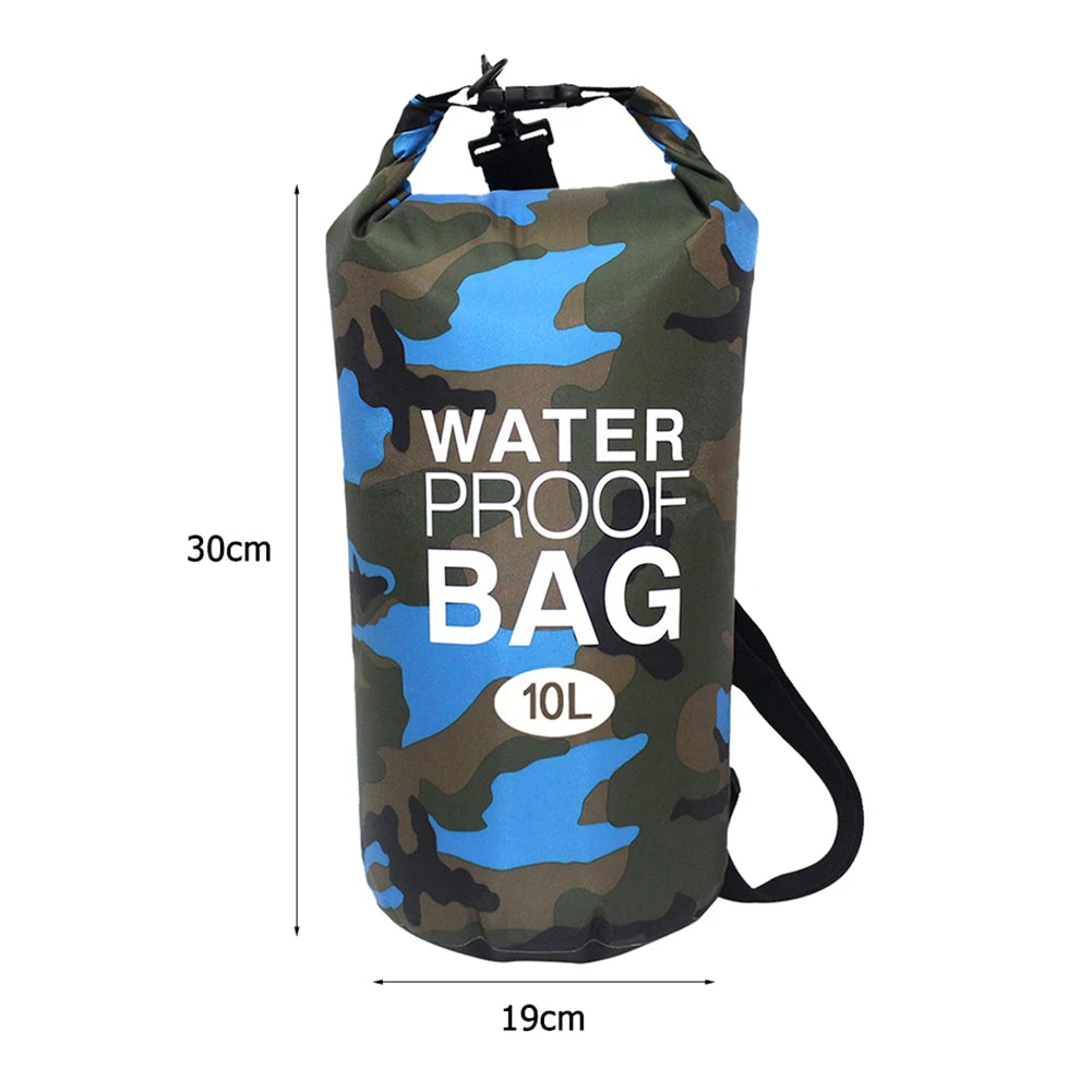 15-2L Swimming Waterproof Dry Bag Outdoor Floating Trekking Beach Backpack PVC Thickened Double-Layer Fabric IPX6 Waterproof Bag - Get Outside Today 25
