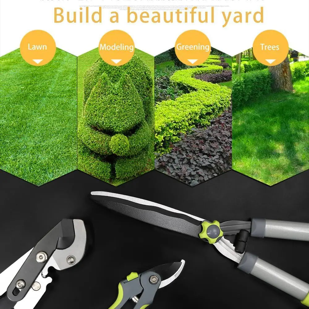Professional Garden Loppers Pruning Shears 3-Piece Hedge Clippers Combo Set - Get Outside Today 25
