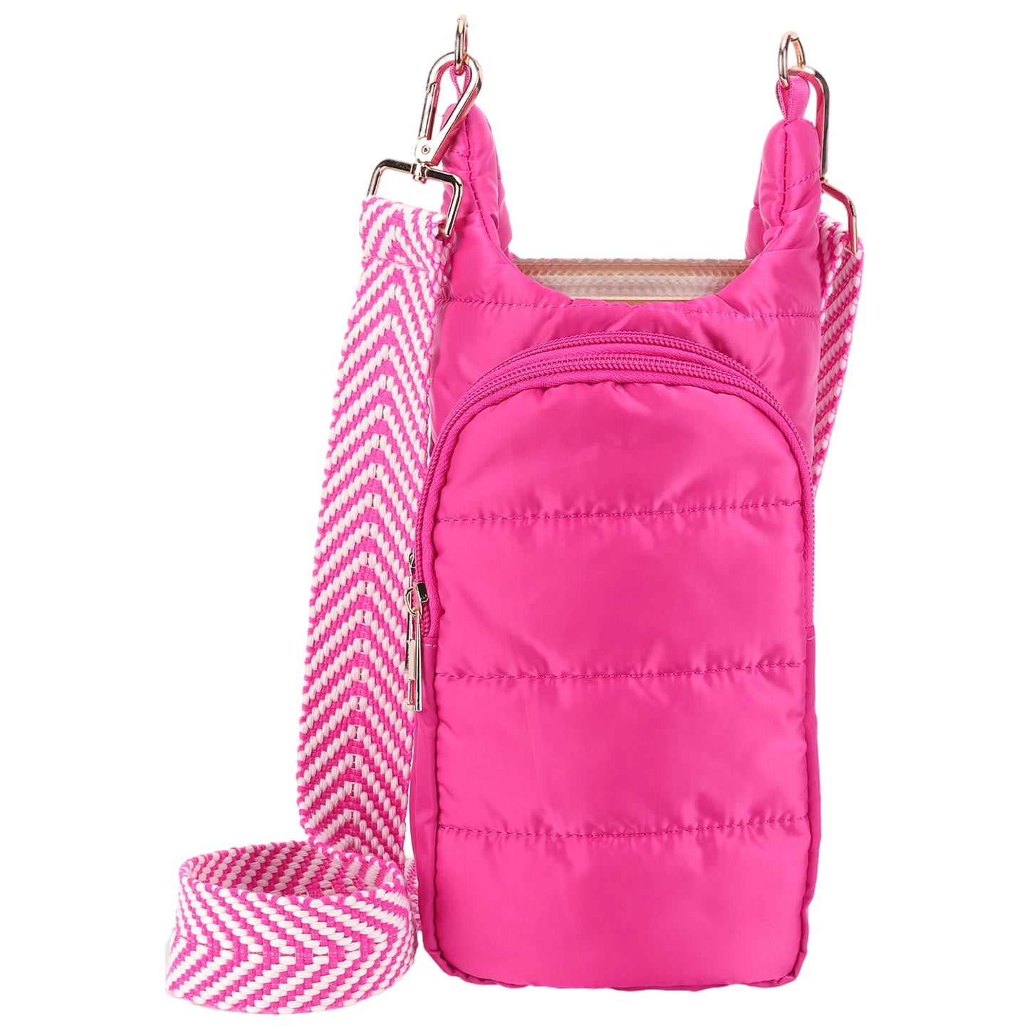 Water Bottle Holder Adjustable Wide Strap Carrier Tote - Get Outside Today 25