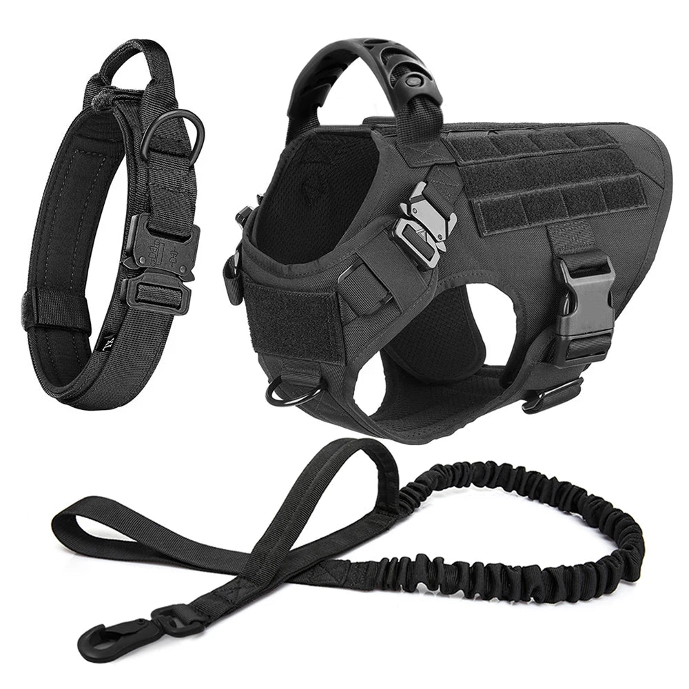Large Dog Harness And Leash Set For German Shepherds And Malinois - Get Outside Today 25