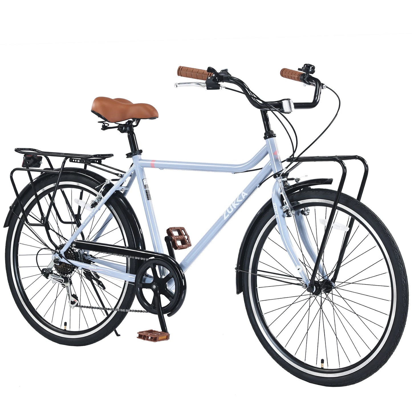 ZUKKA Beach Cruiser Bike 26 Inch Vintage City Bicycle