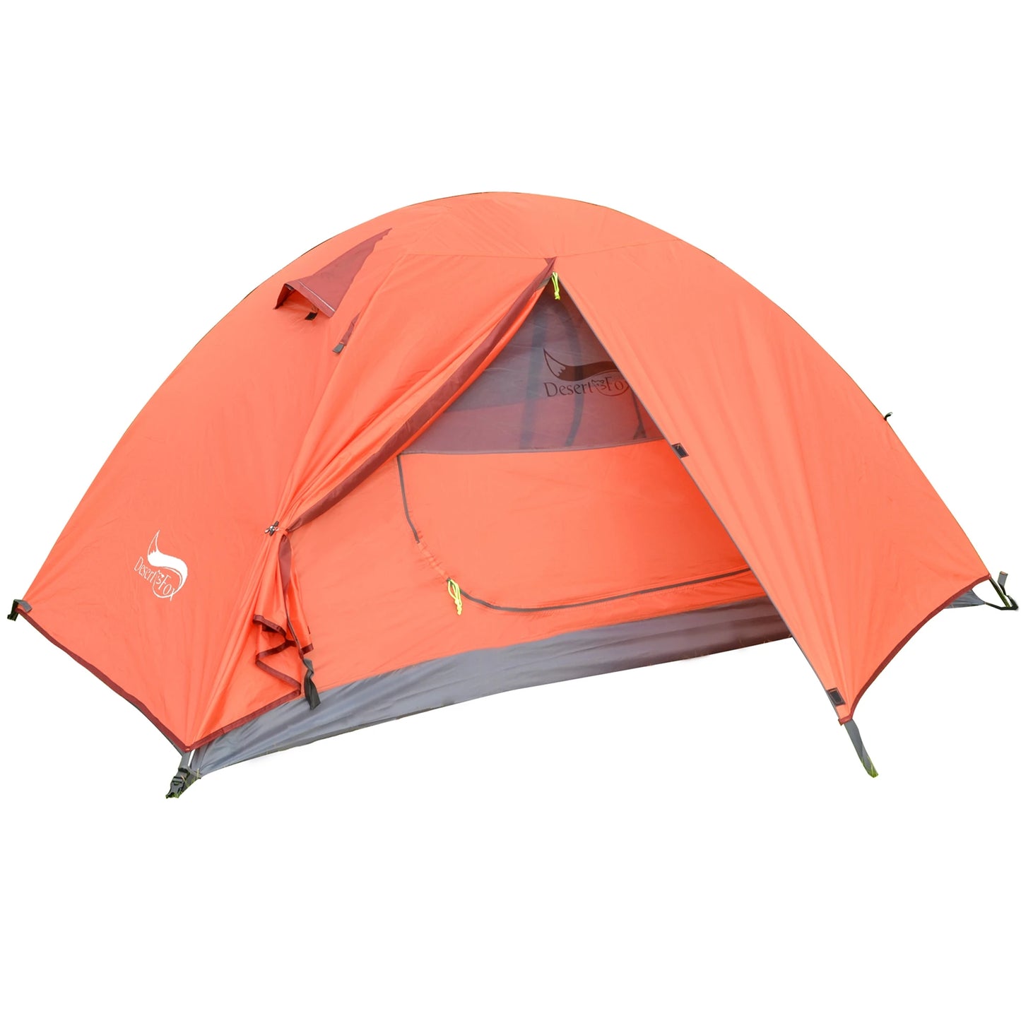 Desert Fox 2 Person Backpack Tent Outdoor Hiking Lightweight Couple Camping Tents Double Layers 3 Seasons for Traveling and Hunting