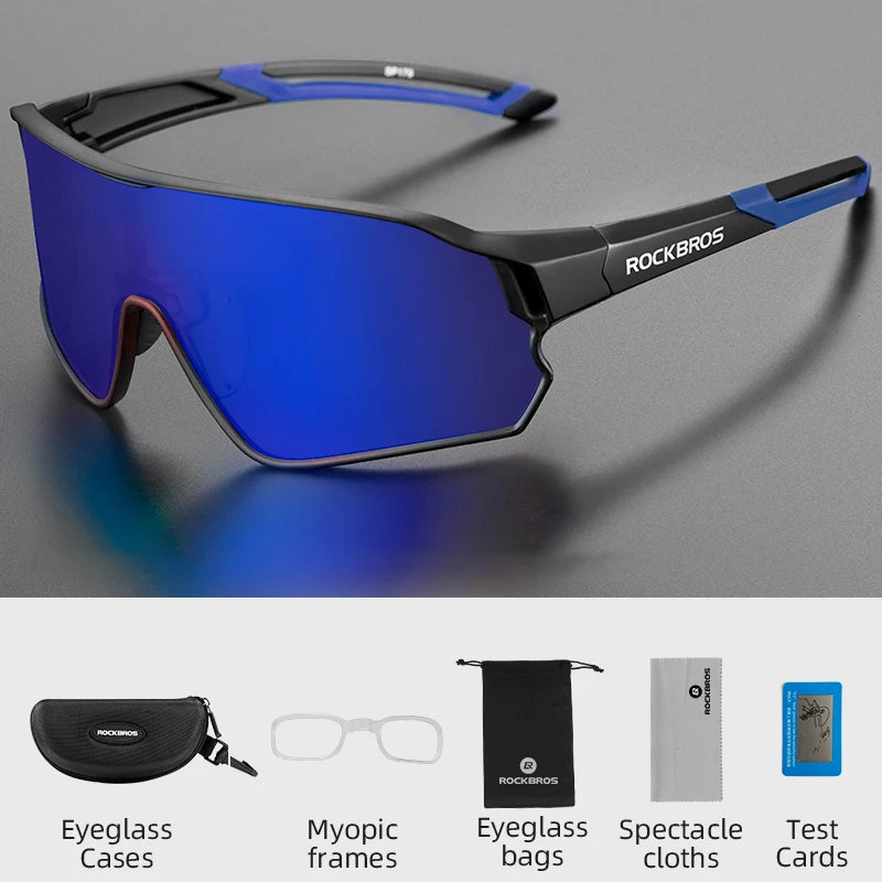 ROCKBROS Cycling Glasses UV400 Outdoor Sport Sunglasses Ultra-light Unisex Bicycle Eyewear MTB Road Bike Polarized Glassses - Get Outside Today 25