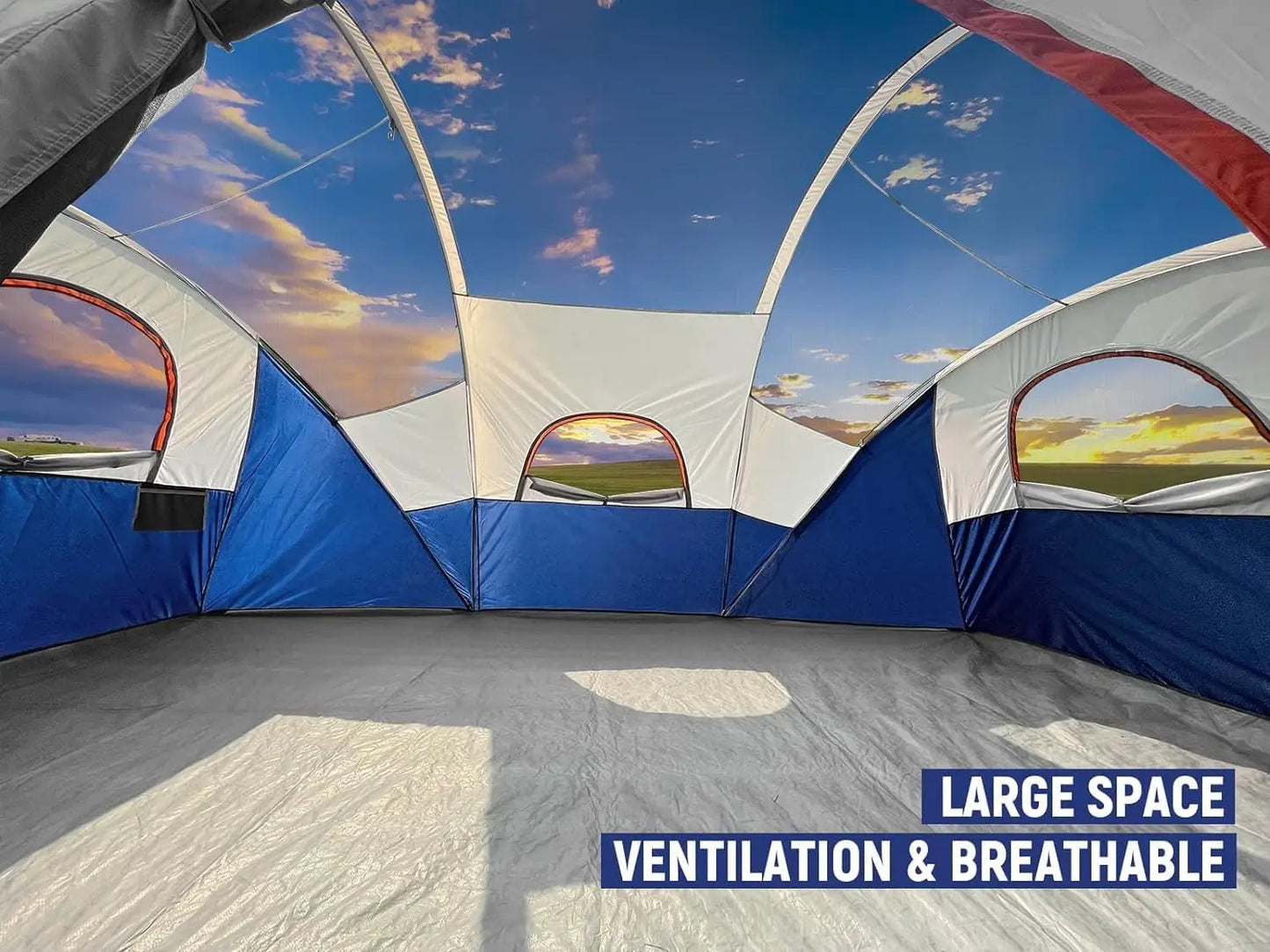 HIKERGARDEN 10 Person Camping Tent Portable Easy Setup - Get Outside Today 25