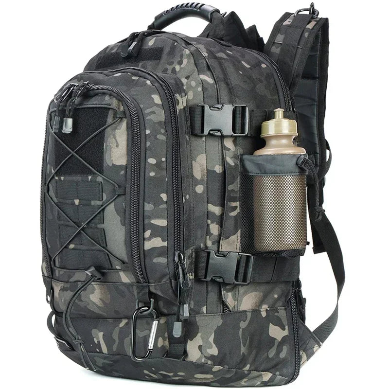 LQARMY 60L Military Tactical Backpack Army Molle Assault Rucksack Outdoor Travel Hiking Rucksacks Camping Hunting mochila hombre - Get Outside Today 25
