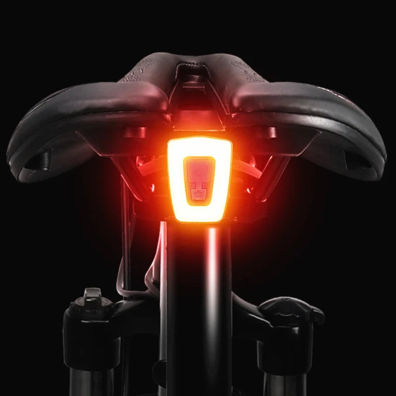 WEST BIKING Ultralight Mountain Bike Saddle MTB Enduro Road Bike Seat PU Leather Hollow Painless Men Saddle Warning Taillight - Get Outside Today 25