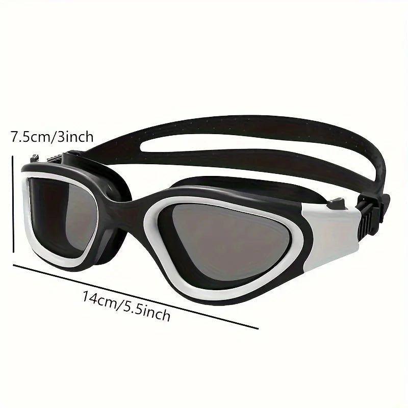 1pc Professional Anti Fog Swimming Goggles Waterproof Adjustable Swimming Glasses for Training and Water Sports