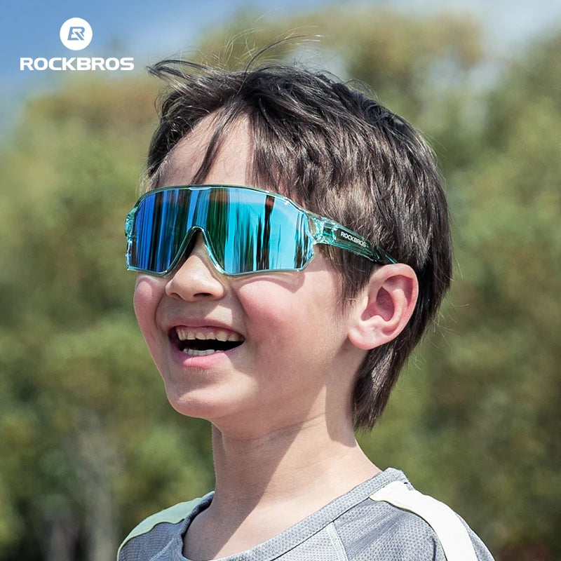 ROCKBROS Sunglasses Kids Girls Boys Polarized/Photochromic Goggles Children Glasses UV Protection Eyeglasses Eyewear - Get Outside Today 25