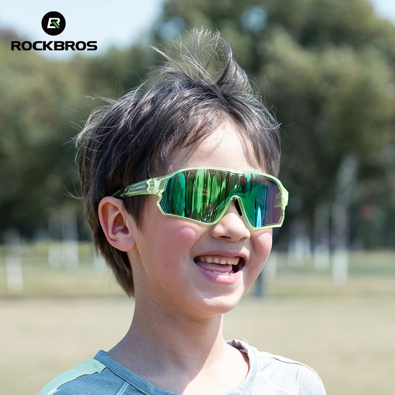 ROCKBROS Sunglasses Kids Girls Boys Polarized/Photochromic Goggles Children Glasses UV Protection Eyeglasses Eyewear - Get Outside Today 25