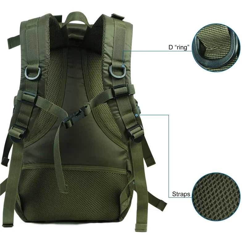 Lightweight Waterproof Travel Hiking Backpack for Men - Get Outside Today 25
