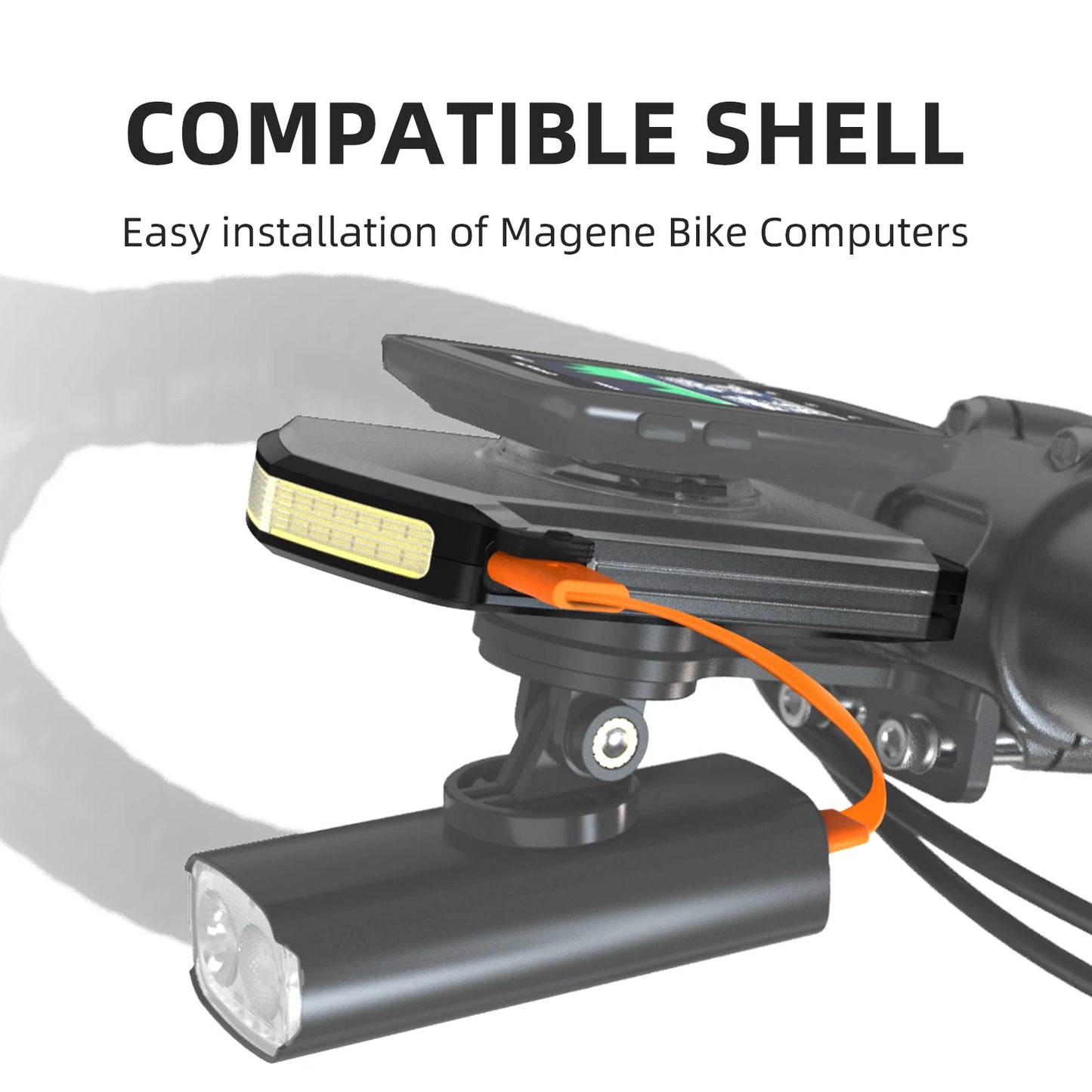 CYCLAMI RVL01 Bicycle Headlight Bike Light Cycling 5000mAh Type-C Charging Front Lamp For Garmin XOSS IGPSPORT COOSPO GEOID - Get Outside Today 25