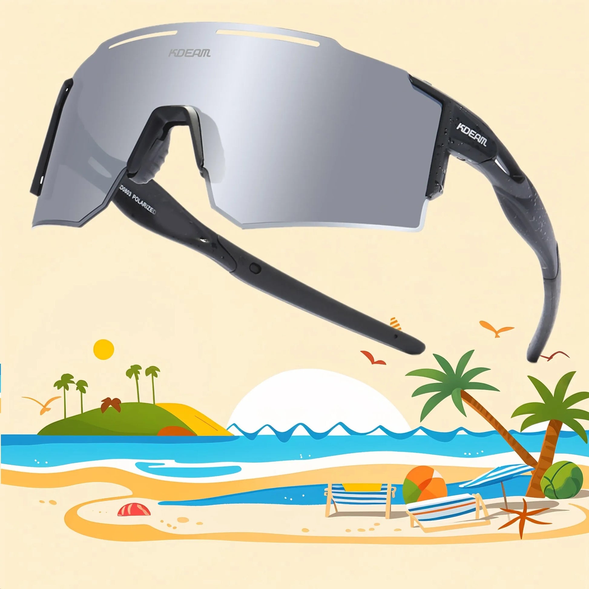 Polarized Sunglasses for Men and Women, Youth Kids Baseball Softball Sunglasses for Cycling, Running - Get Outside Today 25