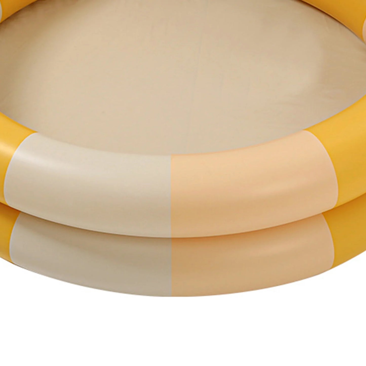 ZK30 Inflatable Pool Baby Retro Blow Up Swimming Pool Family Cute Style Thickened Water Pool Yellow Stripe - Get Outside Today 25