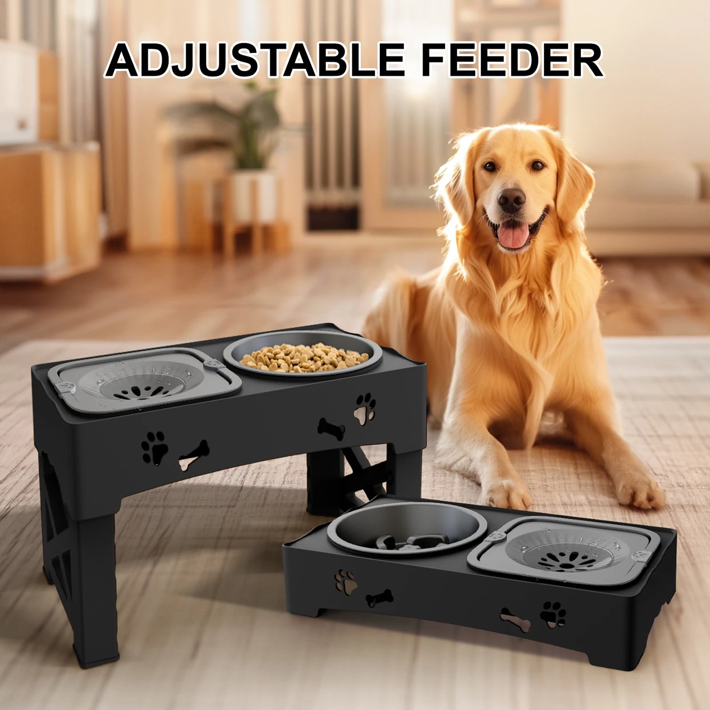 3 In 1 Pet Feeder Slow Feed Bowls Double Bowls Foldable - Get Outside Today 25