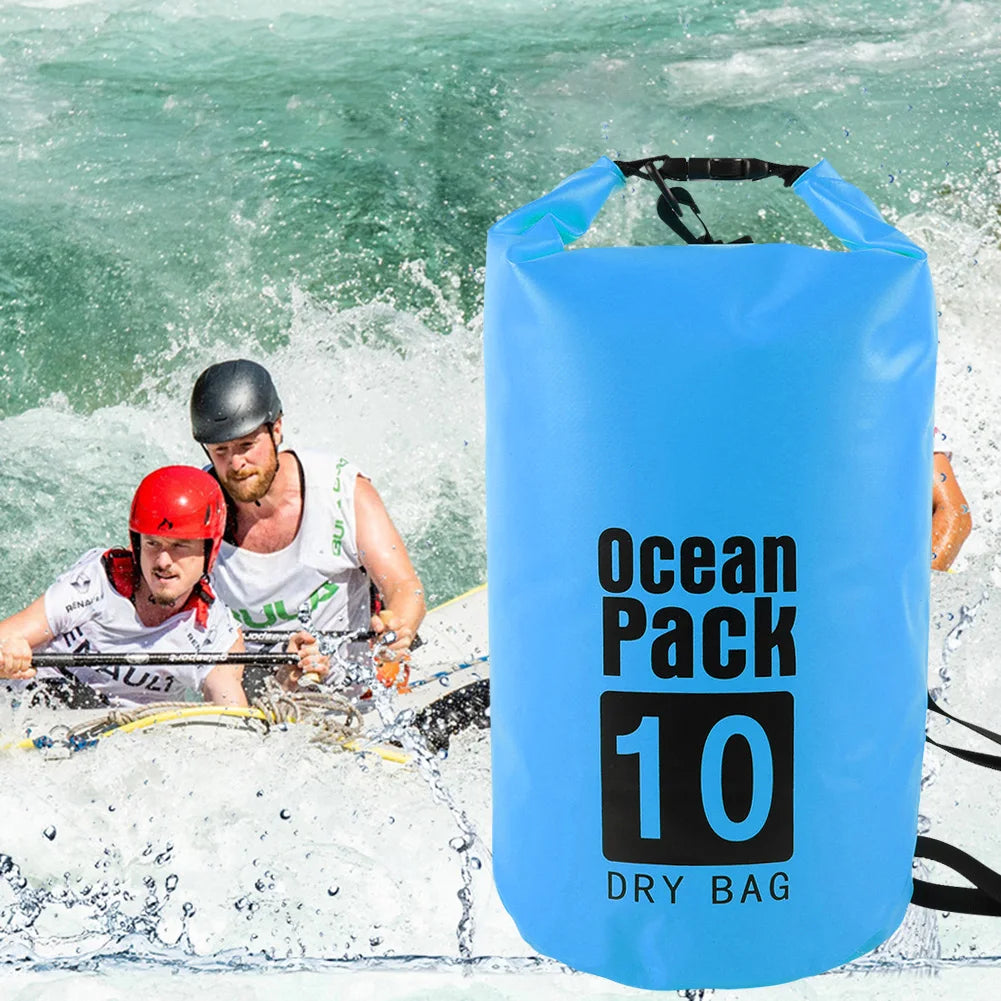 15-2L Swimming Waterproof Dry Bag Outdoor Floating Trekking Beach Backpack PVC Thickened Double-Layer Fabric IPX6 Waterproof Bag - Get Outside Today 25