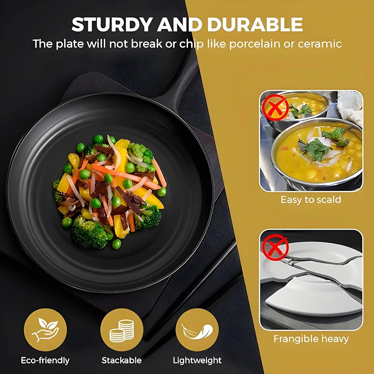 16/32pcs Tableware Set, Include Plates, Bowls Cups For Home Family Day Camping Picnic Party, Kitchen Supplies - Get Outside Today 25