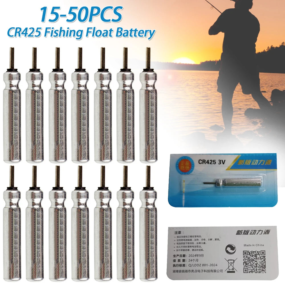 15-50PCS Fishing Float Battery Night Lithium Pin Cells Accessories - Get Outside Today 25