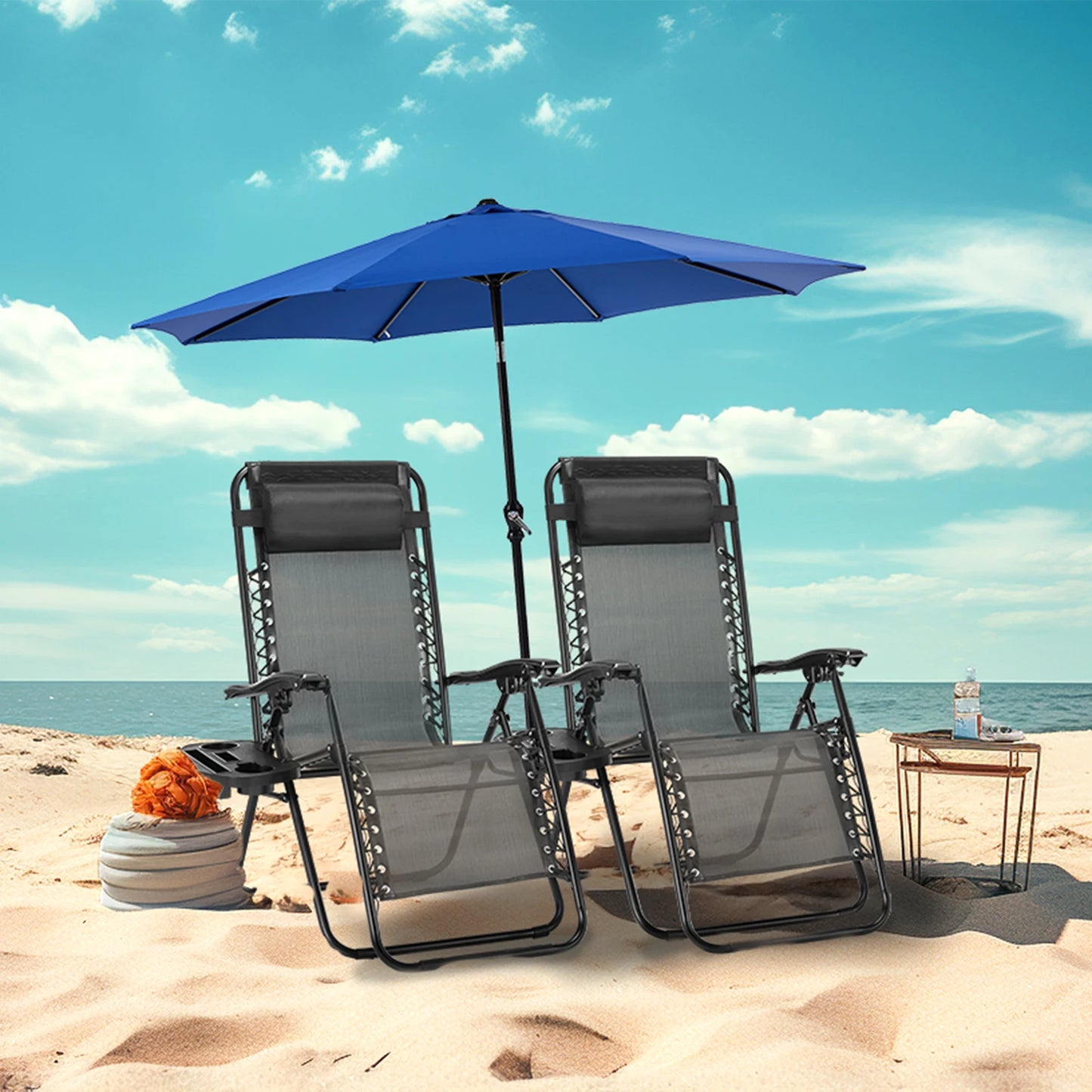 JHK Zero Gravity Set of 2 Portable Recliner Chairs - Get Outside Today 25