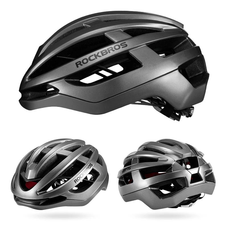 ROCKBROS Bicycle Helmet Breathable Ultralight Integrally-Molded Unisex Shockproof Adjustable Road Bike Helmet Cycling Equipment - Get Outside Today 25