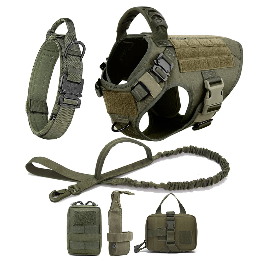 Large Dog Harness And Leash Set For German Shepherds And Malinois - Get Outside Today 25