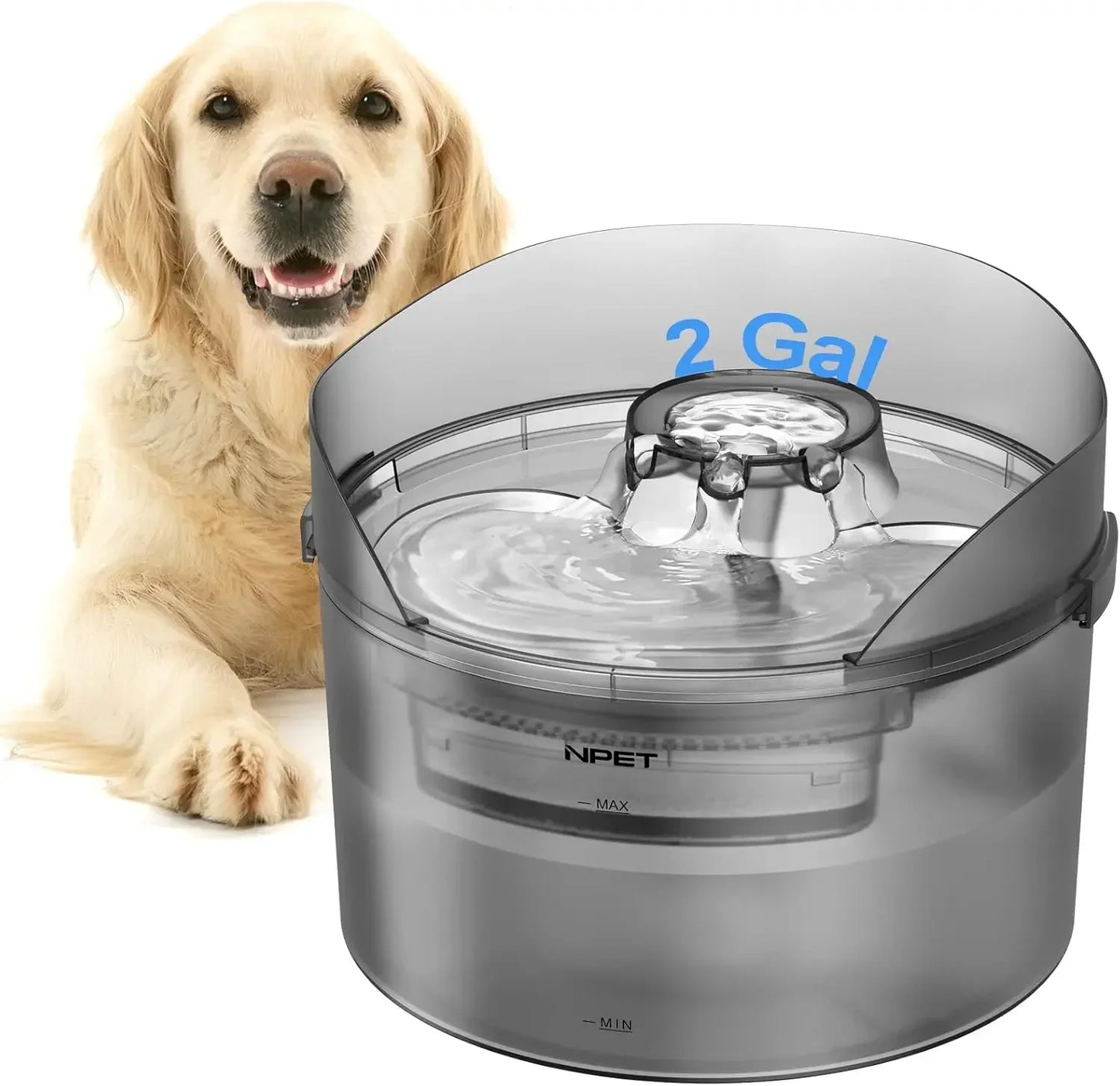 NPET Dog Water Fountain, 2 Gallon Automatic Dispenser - Get Outside Today 25