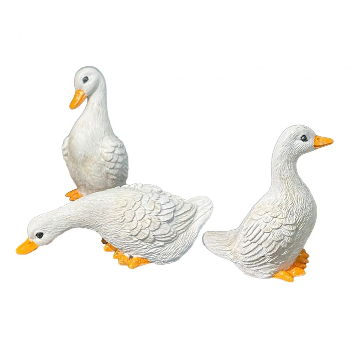 3 Pcs Garden Statues Duck Statues Home Decor Cute Sculptures - Get Outside Today 25