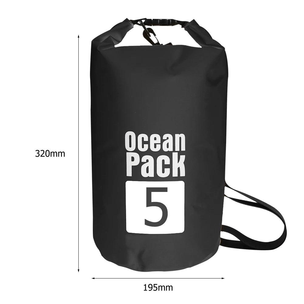 15-2L Swimming Waterproof Dry Bag Outdoor Floating Trekking Beach Backpack PVC Thickened Double-Layer Fabric IPX6 Waterproof Bag - Get Outside Today 25