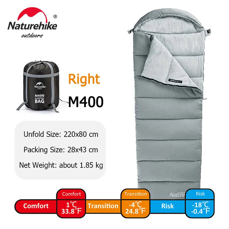 Naturehike Sleeping Bag M180 M300 M400 Machine Washable - Get Outside Today 25