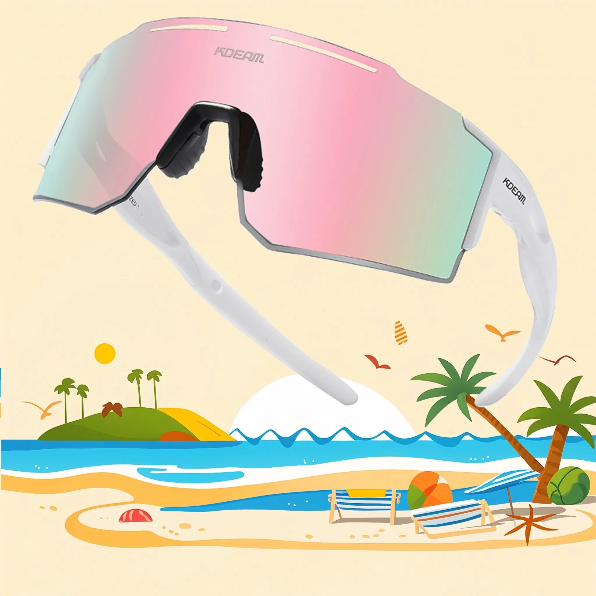 Polarized Sunglasses for Men and Women, Youth Kids Baseball Softball Sunglasses for Cycling, Running - Get Outside Today 25