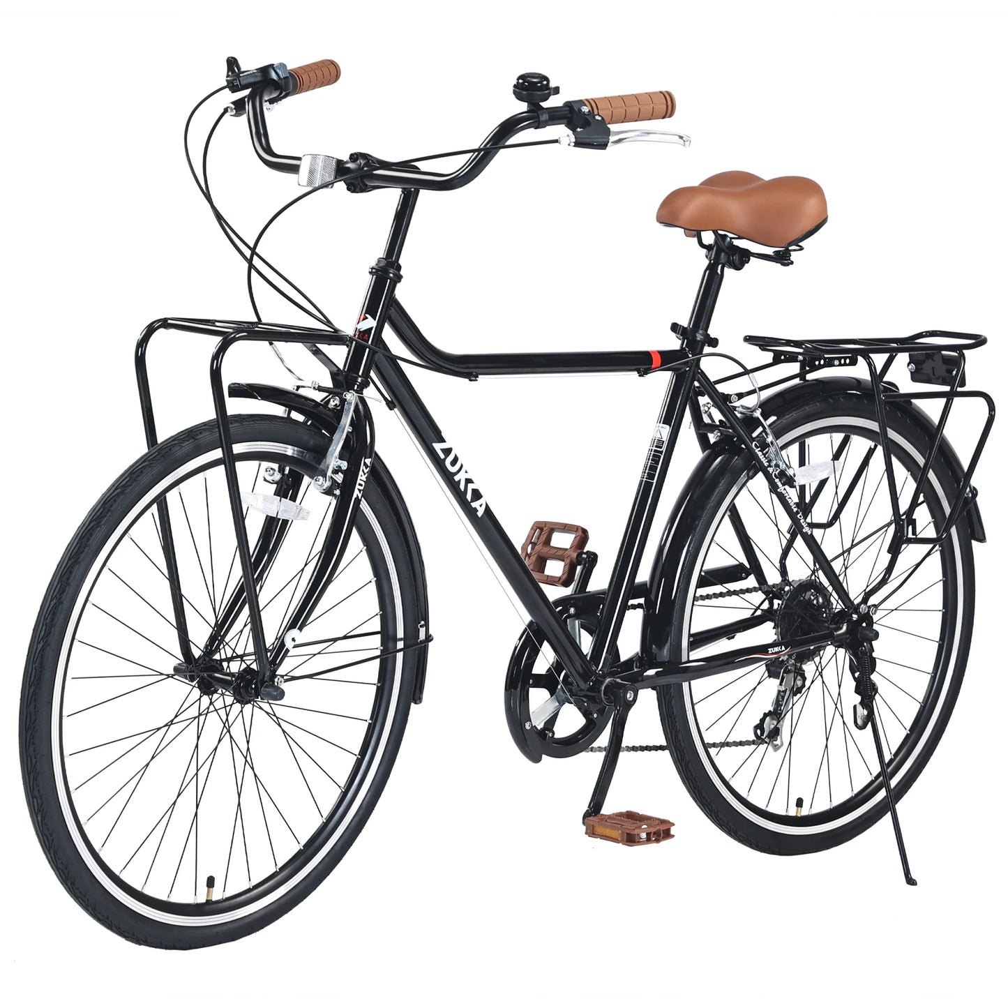ZUKKA Beach Cruiser Bike 26 Inch Vintage City Bicycle