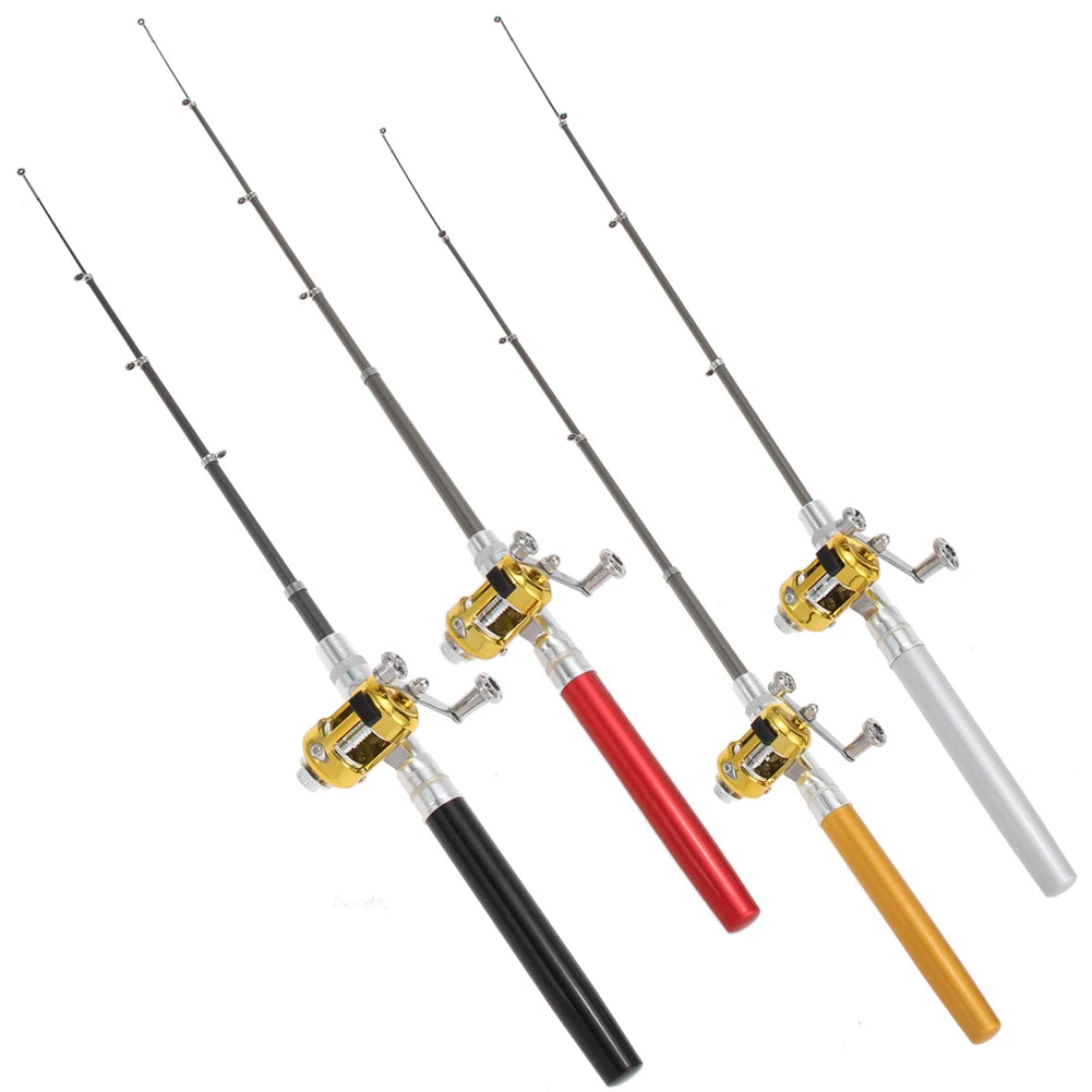 Aluminum Alloy Mini Portable Fishing Rod Pen Multicolor Pocket Tool - Get Outside Today 25