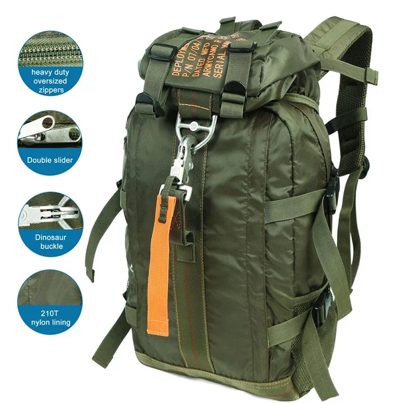 Lightweight Waterproof Travel Hiking Backpack for Men - Get Outside Today 25