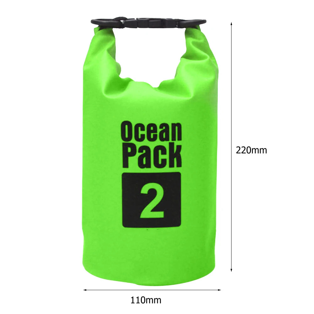 15-2L Swimming Waterproof Dry Bag Outdoor Floating Trekking Beach Backpack PVC Thickened Double-Layer Fabric IPX6 Waterproof Bag - Get Outside Today 25
