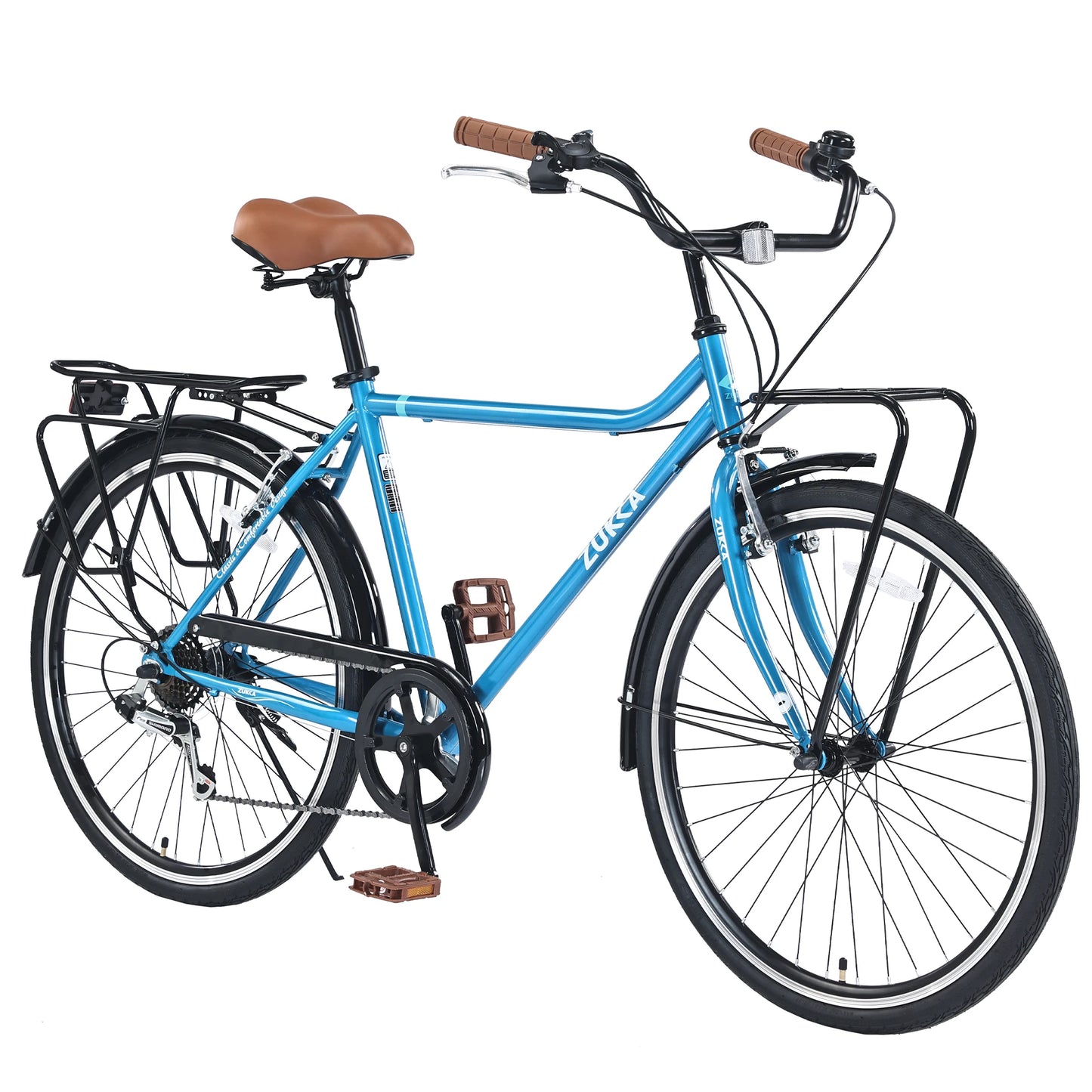 ZUKKA Beach Cruiser Bike 26 Inch Vintage City Bicycle