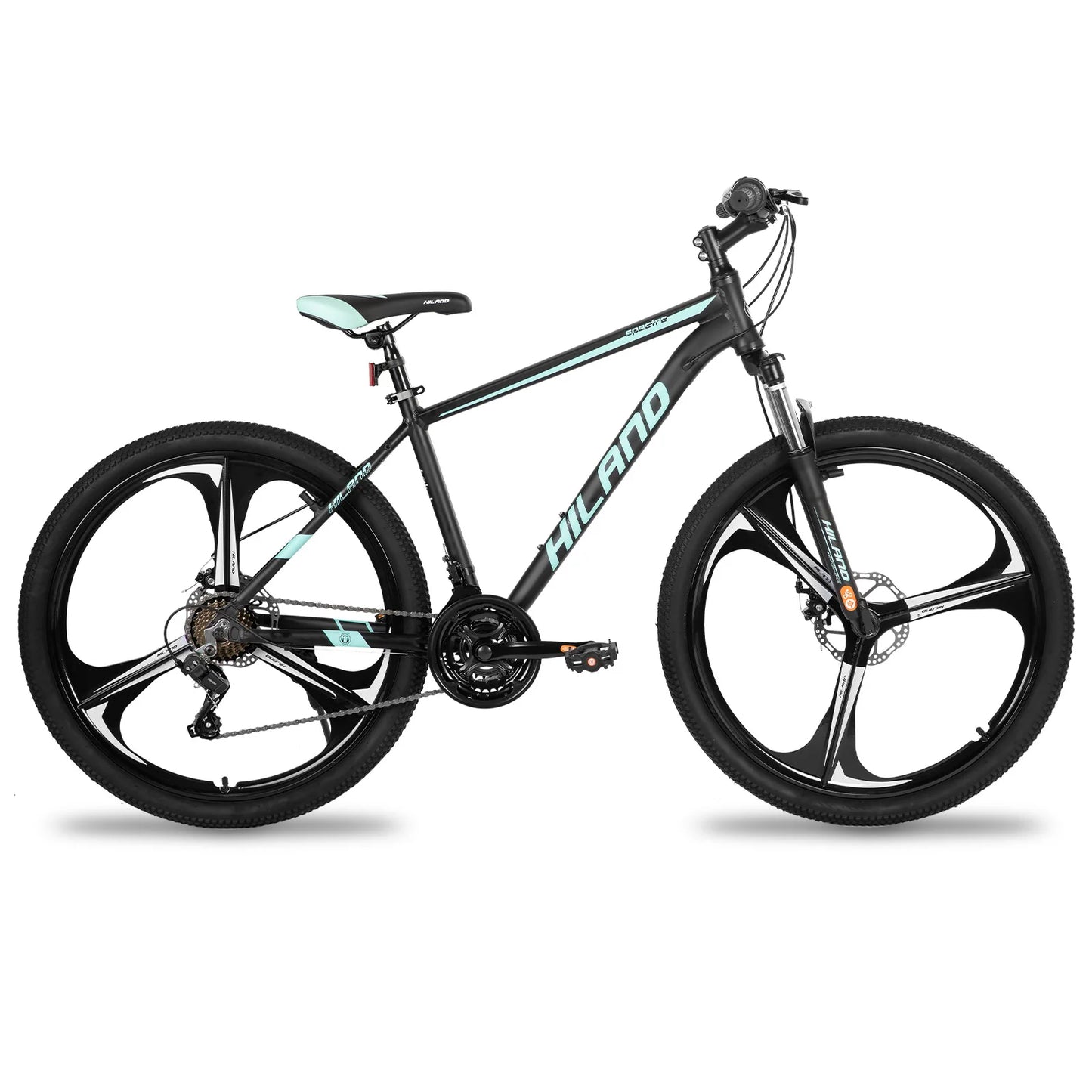 Hiland Mountain Bike Shimano 21 Speed Drivetrain Aluminum Frame 26 Inch Wheels Disc Brake for Men and Women