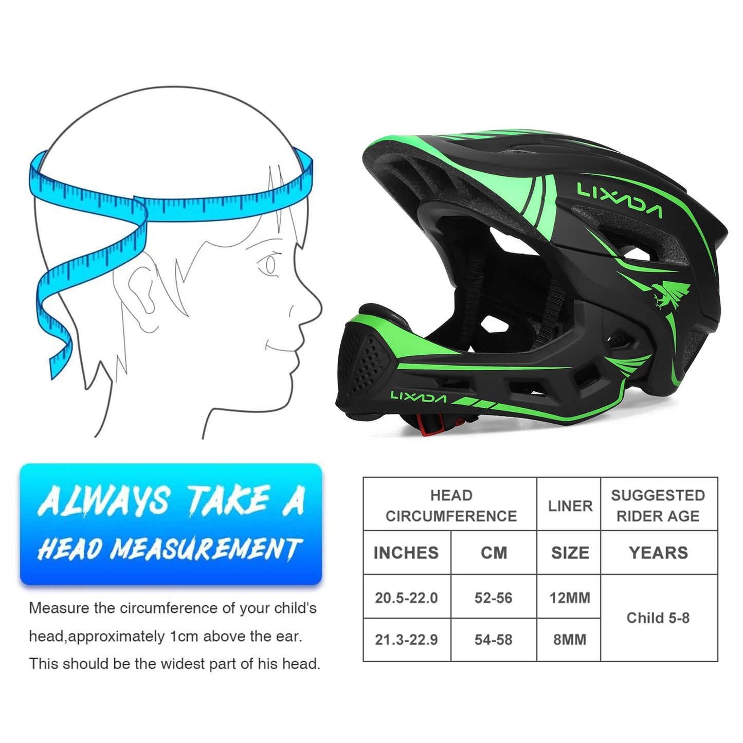2-in-1 Kids Bicycle Helmet Child Sports Safety Cycling Protection Full Face Helmet Bike Roller Skating Helmet Guard for Cycling - Get Outside Today 25