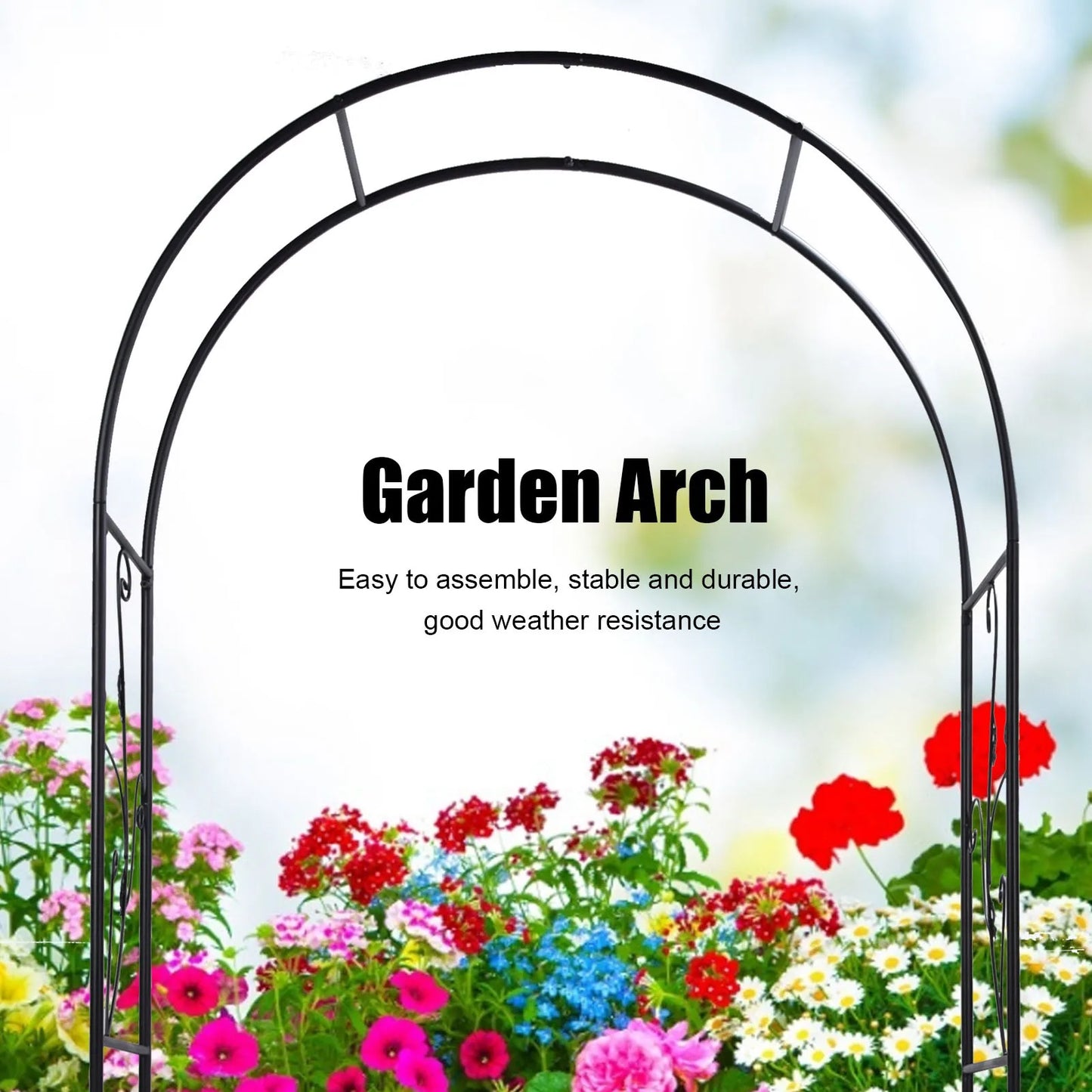 Climbing Plants Arch Climbing Plant Support Outdoor Garden Arch - Get Outside Today 25