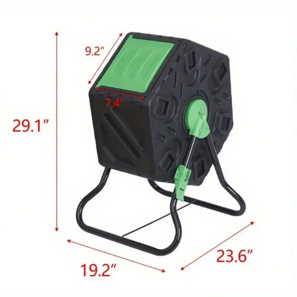 2X 37 Gallon Compost Bin Double Chamber Composter Outdoor Kitchen - Get Outside Today 25
