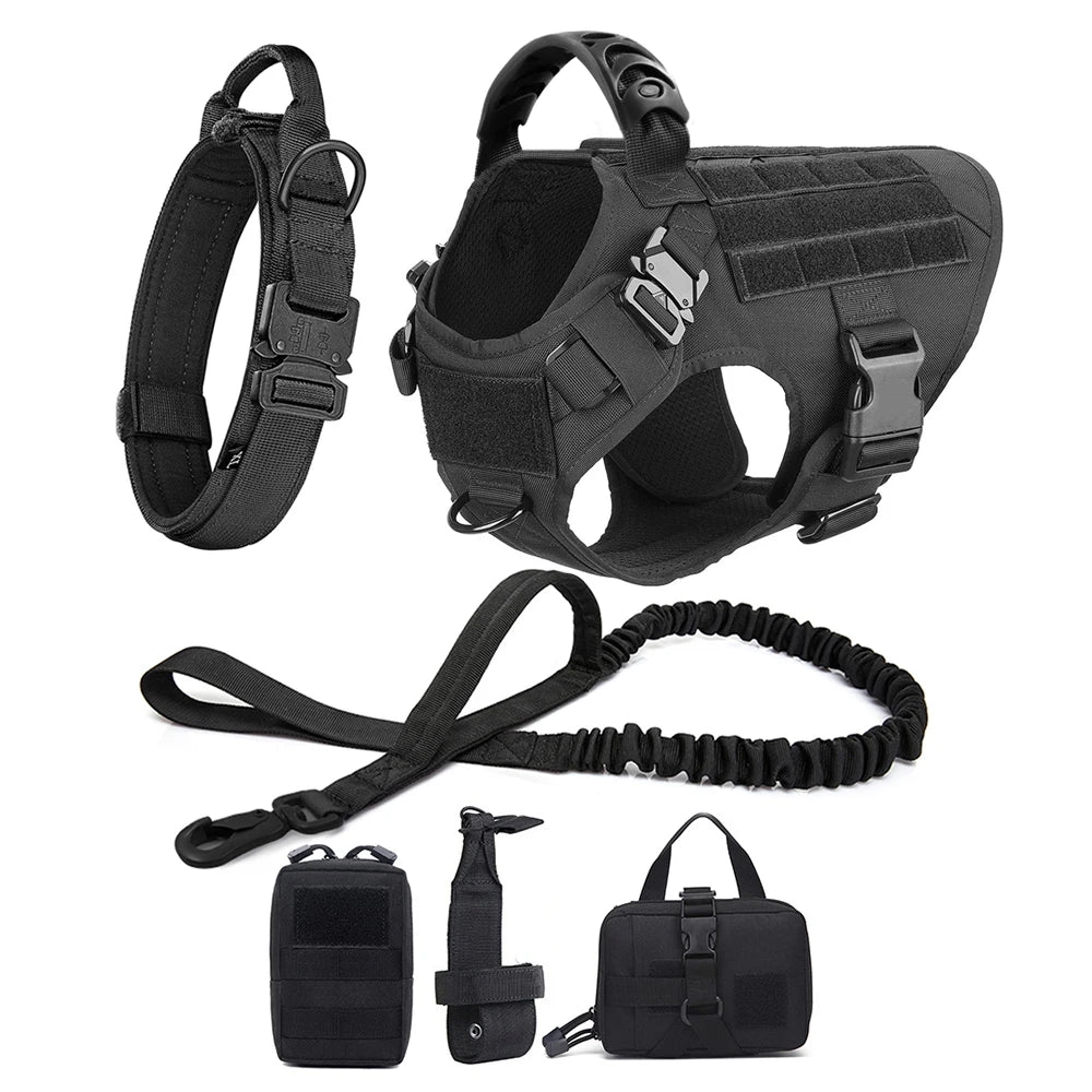 Large Dog Harness And Leash Set For German Shepherds And Malinois - Get Outside Today 25