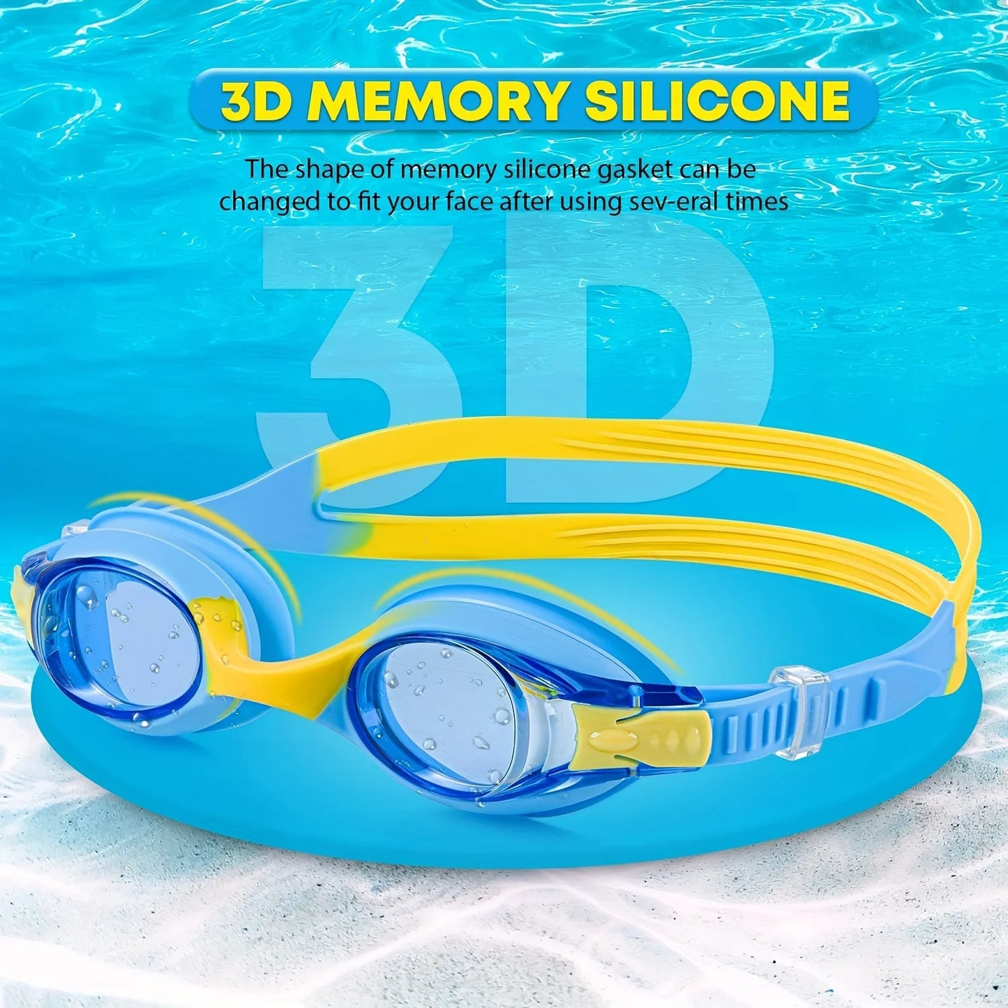 Unisex Clear Vision Swim Goggles Fog Free Clarity Leak Resistant Comfortable Fit Perfect for Swimming - Get Outside Today 25