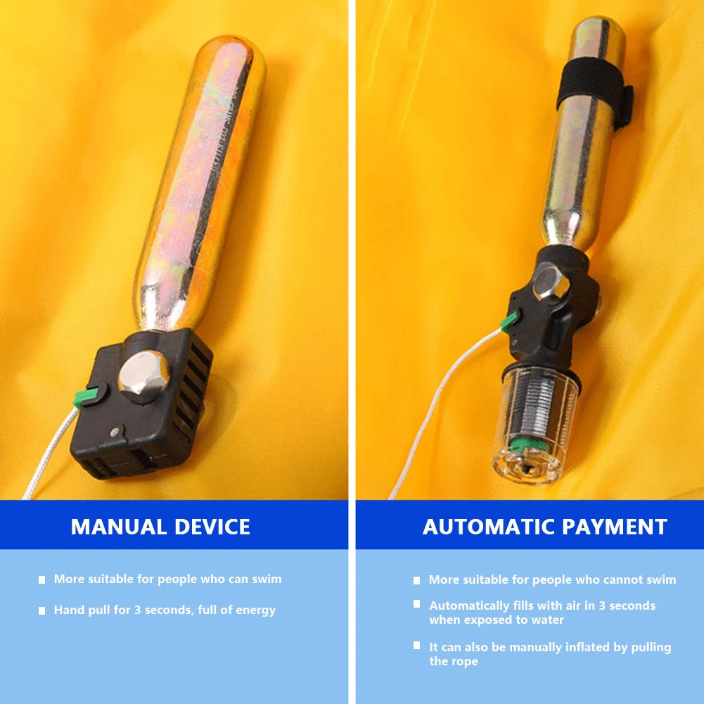 Automatic Inflatable Life Saving Belt 100N Life Vest Self Inflatable Buoyancy for Boating Rafting and Outdoor Safety