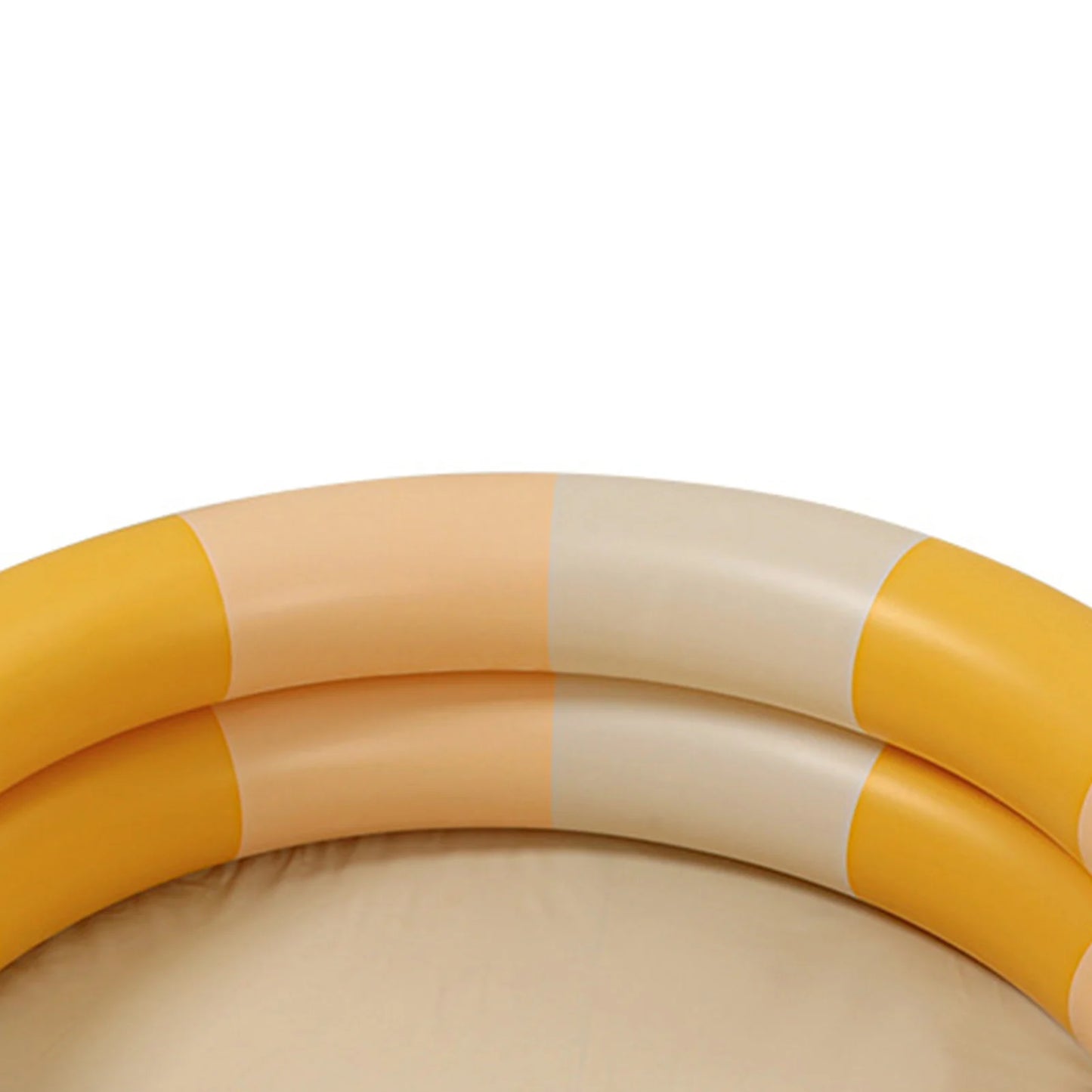 ZK30 Inflatable Pool Baby Retro Blow Up Swimming Pool Family Cute Style Thickened Water Pool Yellow Stripe - Get Outside Today 25