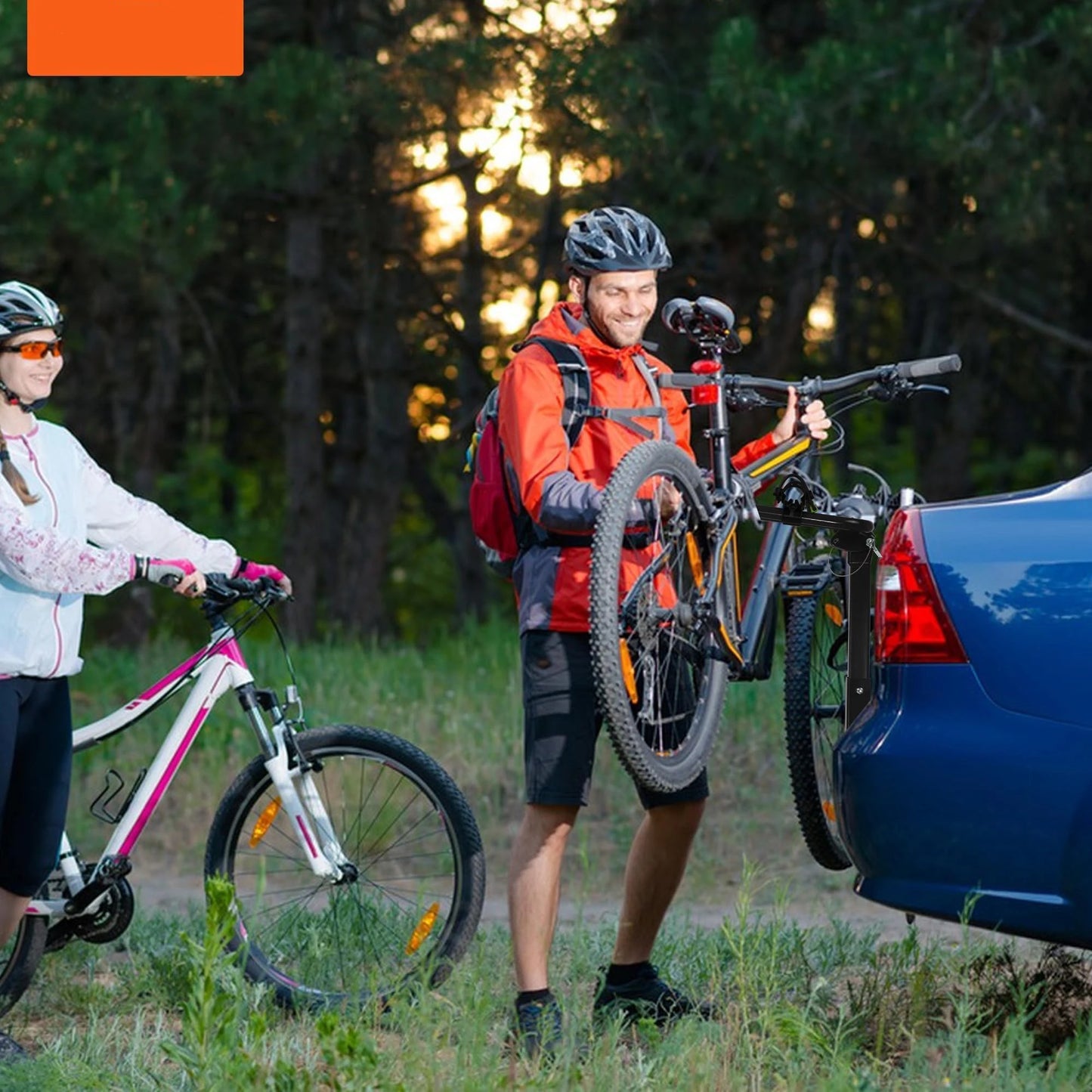 Foldable Hitch Bike Rack For Car SUV 2 Or 4 Bike Carrier