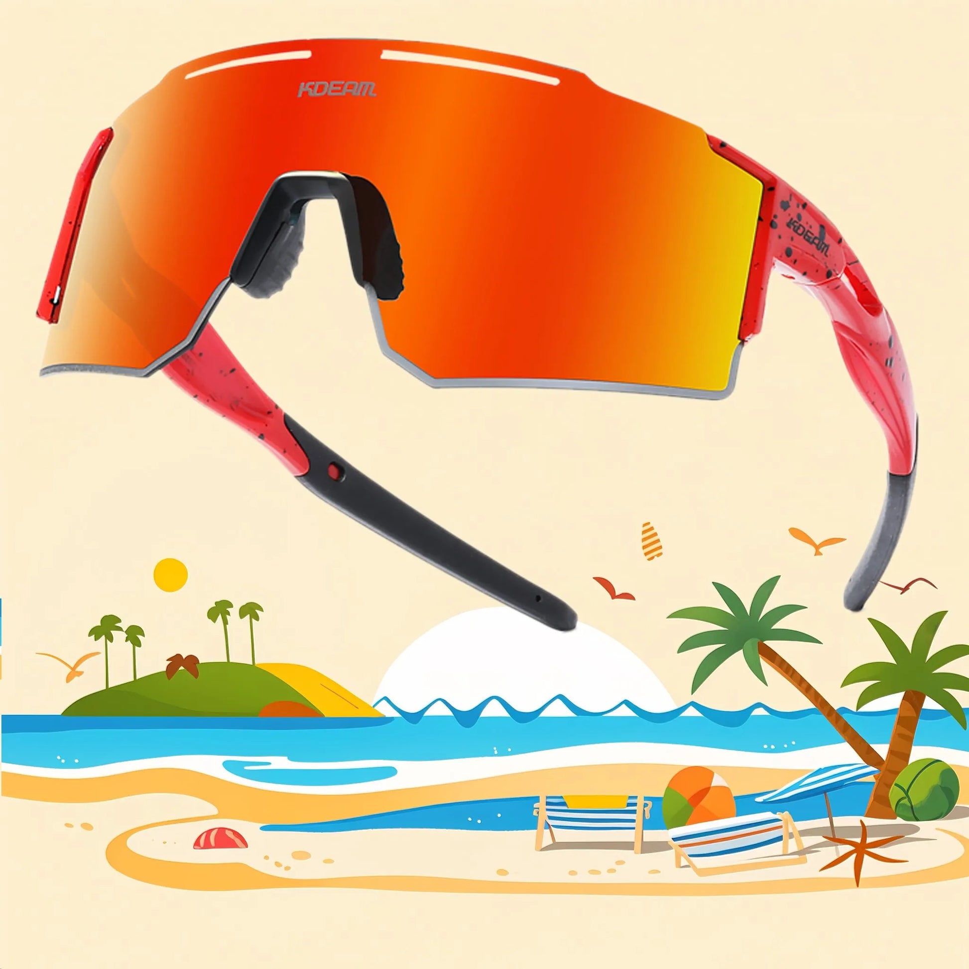 Polarized Sunglasses for Men and Women, Youth Kids Baseball Softball Sunglasses for Cycling, Running - Get Outside Today 25