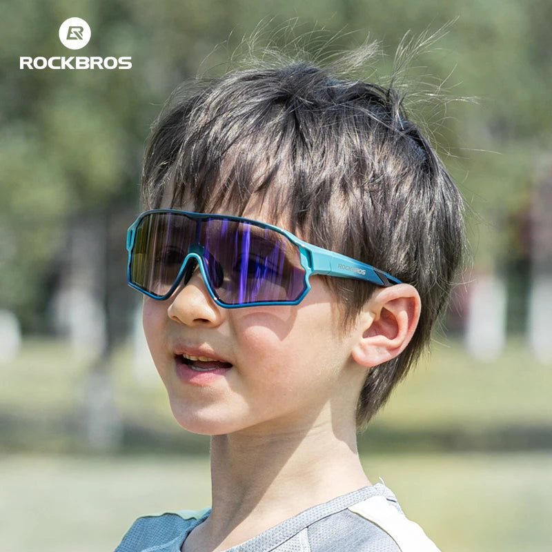 ROCKBROS Sunglasses Kids Girls Boys Polarized/Photochromic Goggles Children Glasses UV Protection Eyeglasses Eyewear - Get Outside Today 25