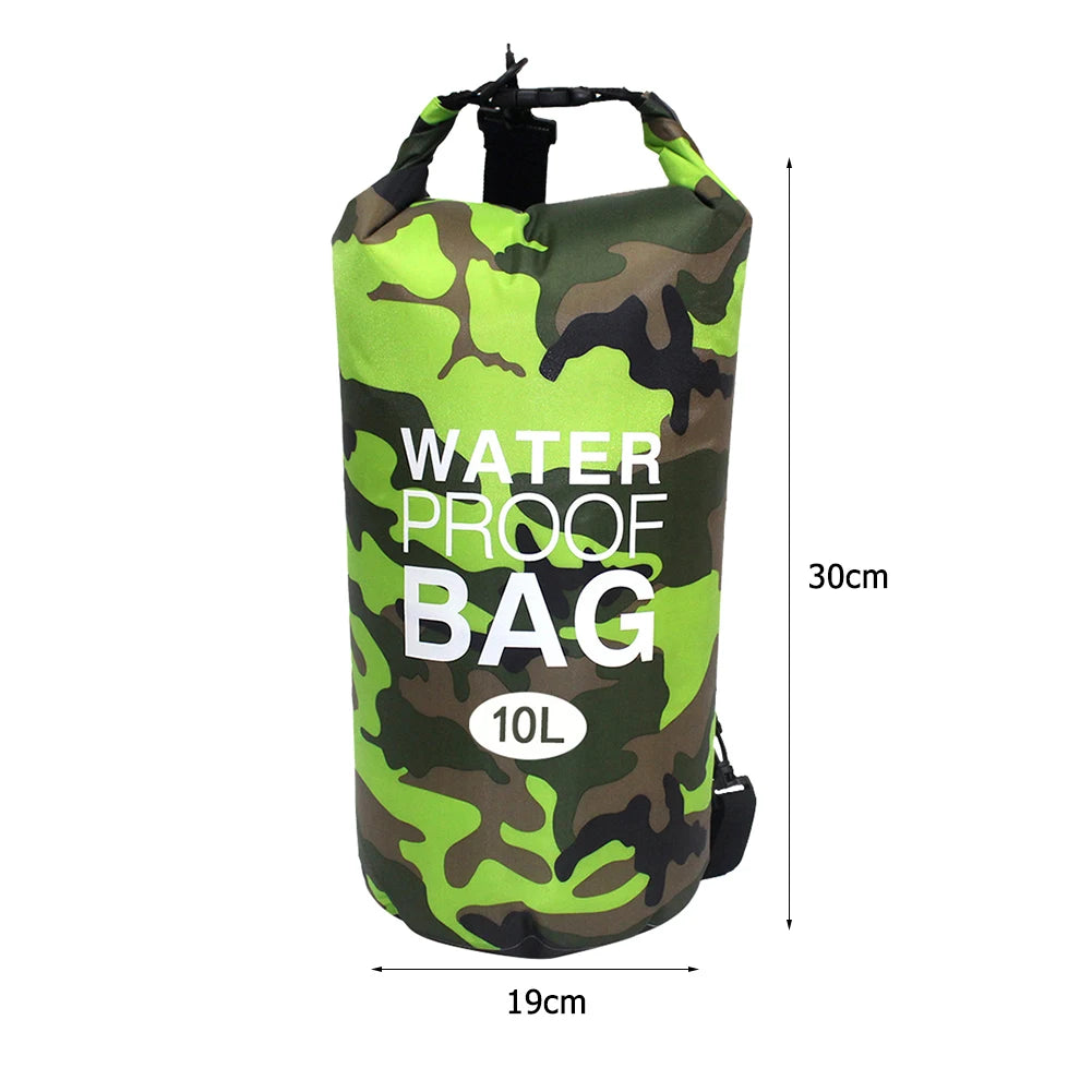 15-2L Swimming Waterproof Dry Bag Outdoor Floating Trekking Beach Backpack PVC Thickened Double-Layer Fabric IPX6 Waterproof Bag - Get Outside Today 25