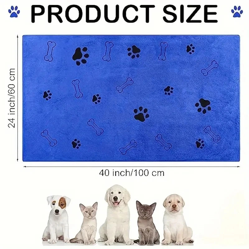 2pcs Soft Microfiber Dog Towels - Quick Dry, Absorbent Pet Bath & Grooming Towels For Dogs Dog Towels Pet Bath Drying Towels Dog - Get Outside Today 25