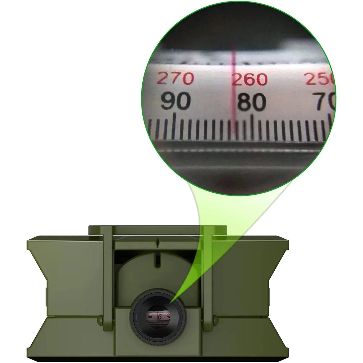 Lensatic Compass Metal Waterproof IP65 Sighting Clinometer With Carry Bag