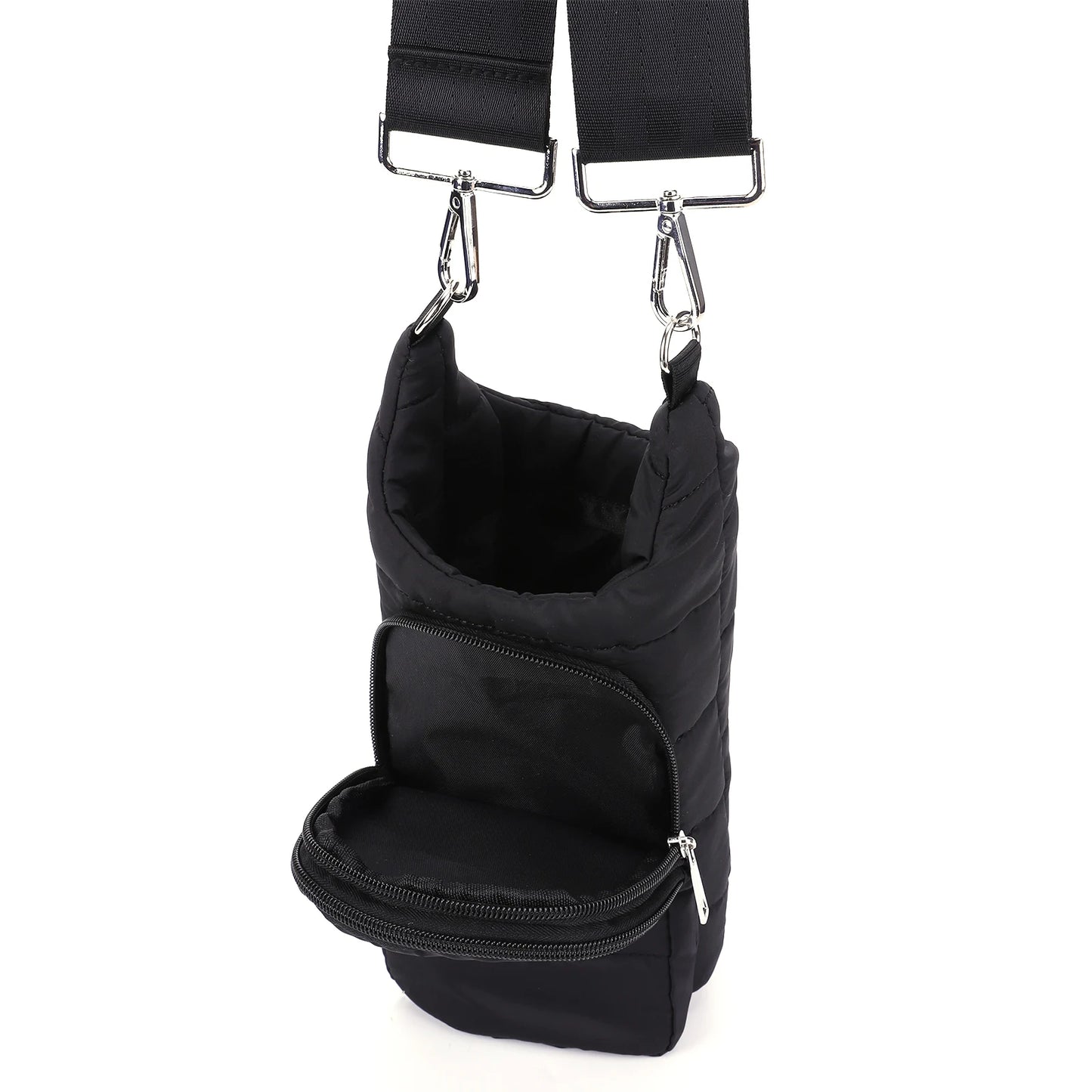 Water Bottle Holder Adjustable Wide Strap Carrier Tote - Get Outside Today 25